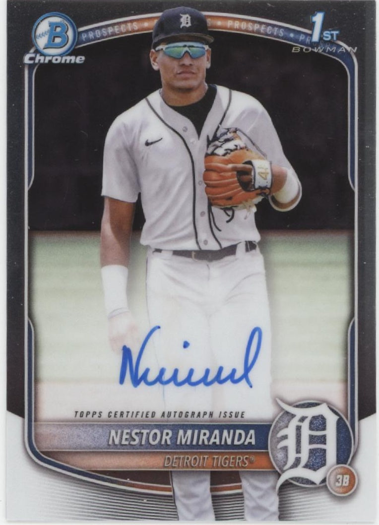 Nestor Miranda 2025 Bowman Chrome Prospects Auto #CPA-NM