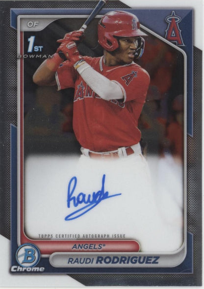 Raudi Rodriguez 2024 Bowman Chrome Auto #CPA-RR