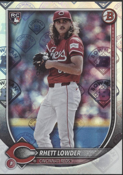Rhett Lowder 2025 Bowman Retro Logo Holo RC #6