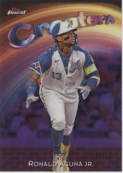 Ronald Acuna Jr. 2025 Topps Finest Creators #C-3