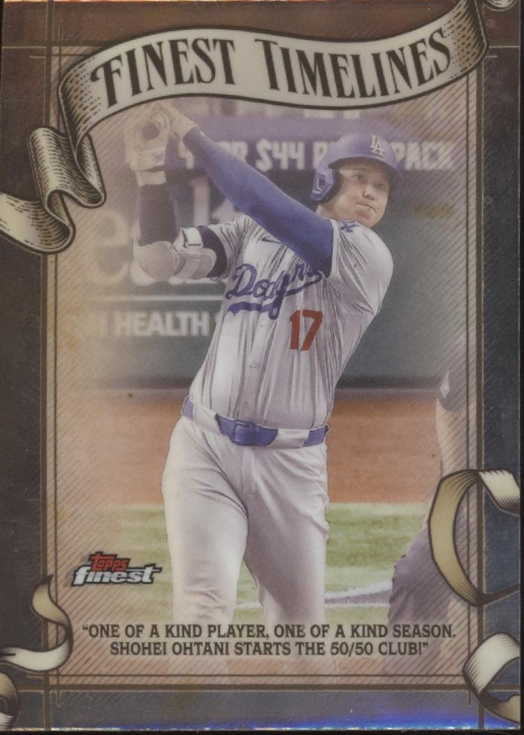 Shohei Ohtani 2025 Topps Finest Timelines #FT-12
