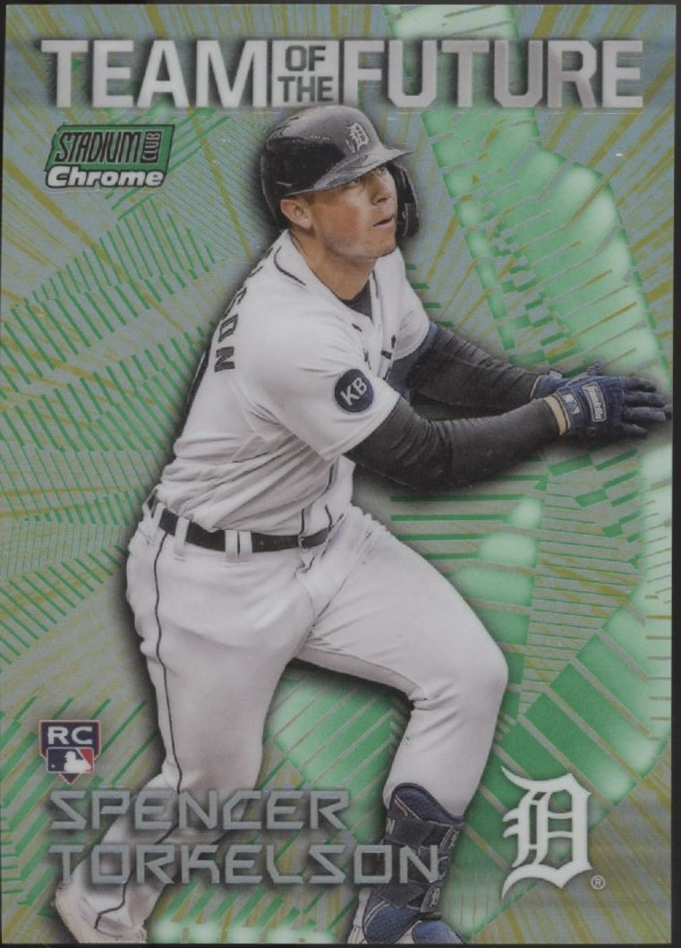 Spencer Torkelson 2022 Topps Stadium Club Chrome Team of the Future RC 17/99