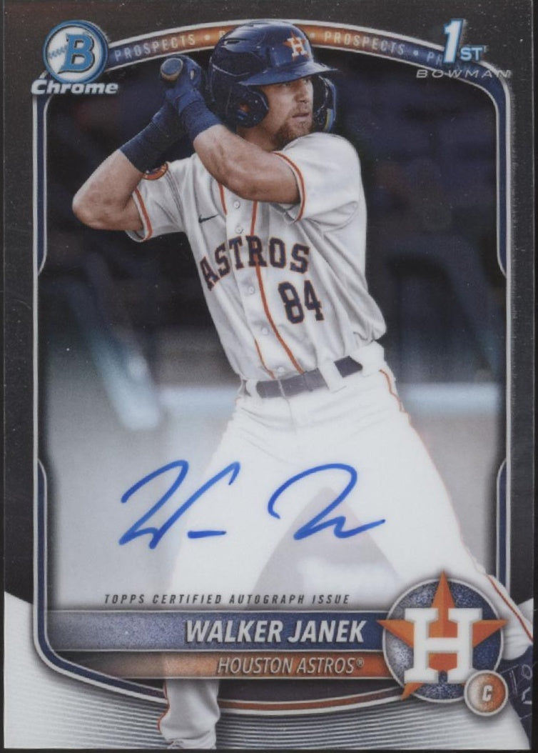 Walker Janek 2025 Bowman Chrome Prospects Auto #CPA-WJA