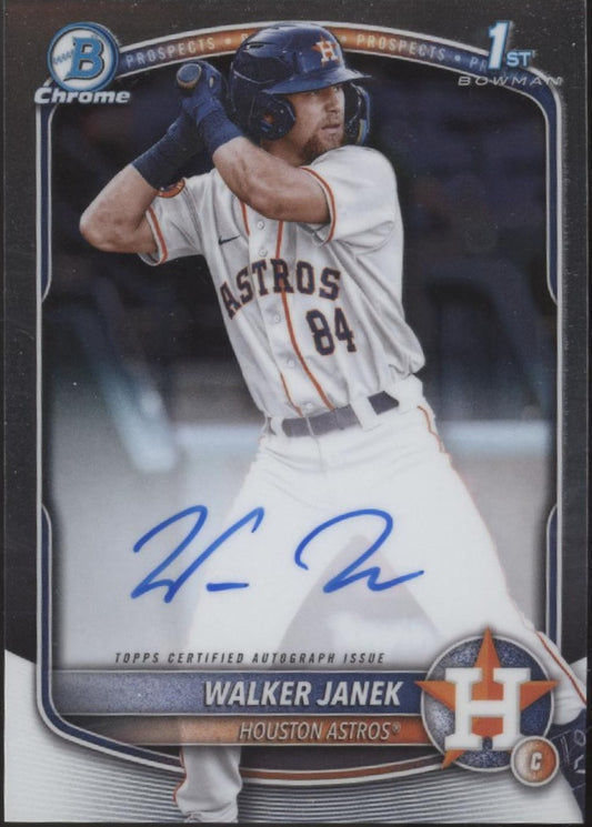 Walker Janek 2025 Bowman Chrome Prospects Auto #CPA-WJA
