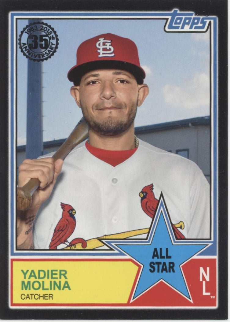 Yadier Molina 2018 Topps 35th Anniversary '83 All-Star Moments Black 267/299