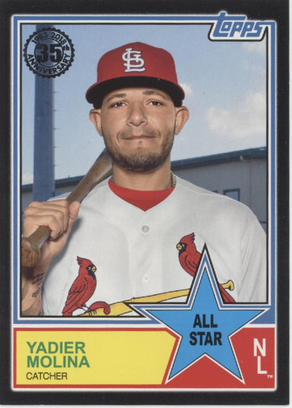 Yadier Molina 2018 Topps 35th Anniversary '83 All-Star Moments Black 267/299