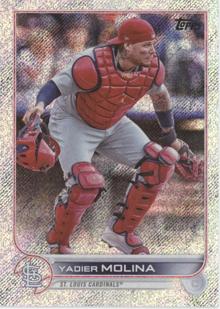 Yadier Molina 2022 Topps Series 1 Retail Foilboard 024/875 #205