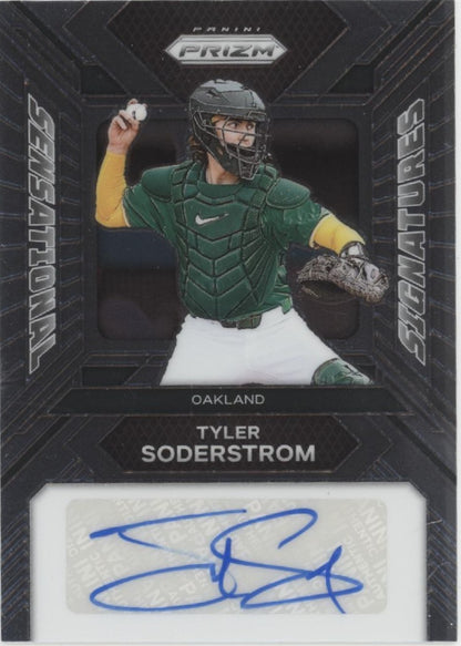 Tyler Soderstrom 2024 Panini Prizm Sensational Signatures Auto #SS-TS