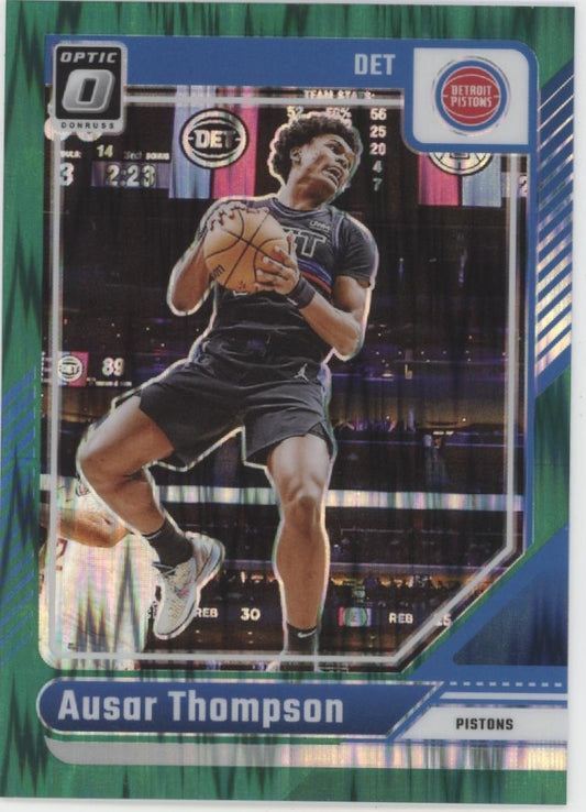 Ausar Thompson 2024-25 Panini Donruss Optic Green Shock Prizm 038/149 #143