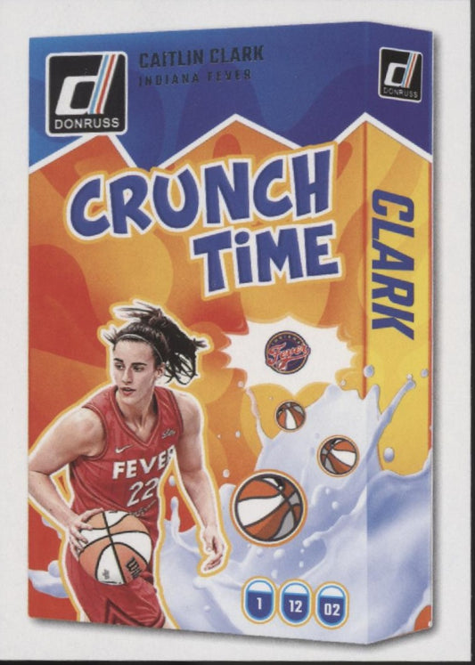 Caitlin Clark 2025 Panini WNBA Donruss Crunch Time #5