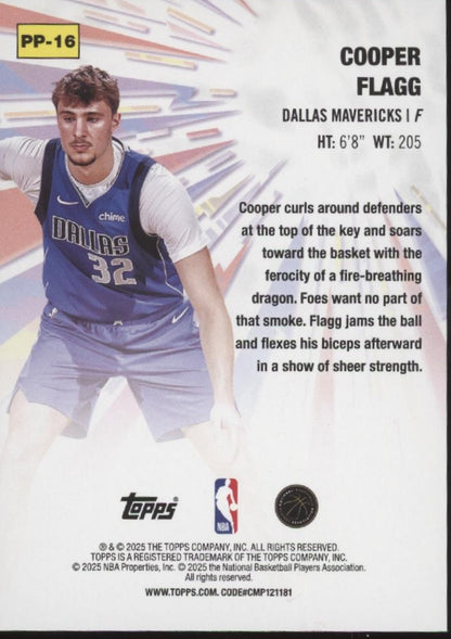 Cooper Flagg 2025 Topps Power Players RC #PP-16 #1