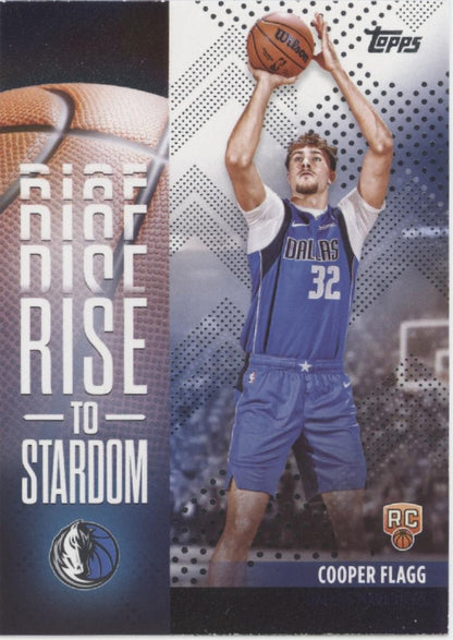 Cooper Flagg 2025 Topps Rise to Stardom RC #RTS-1