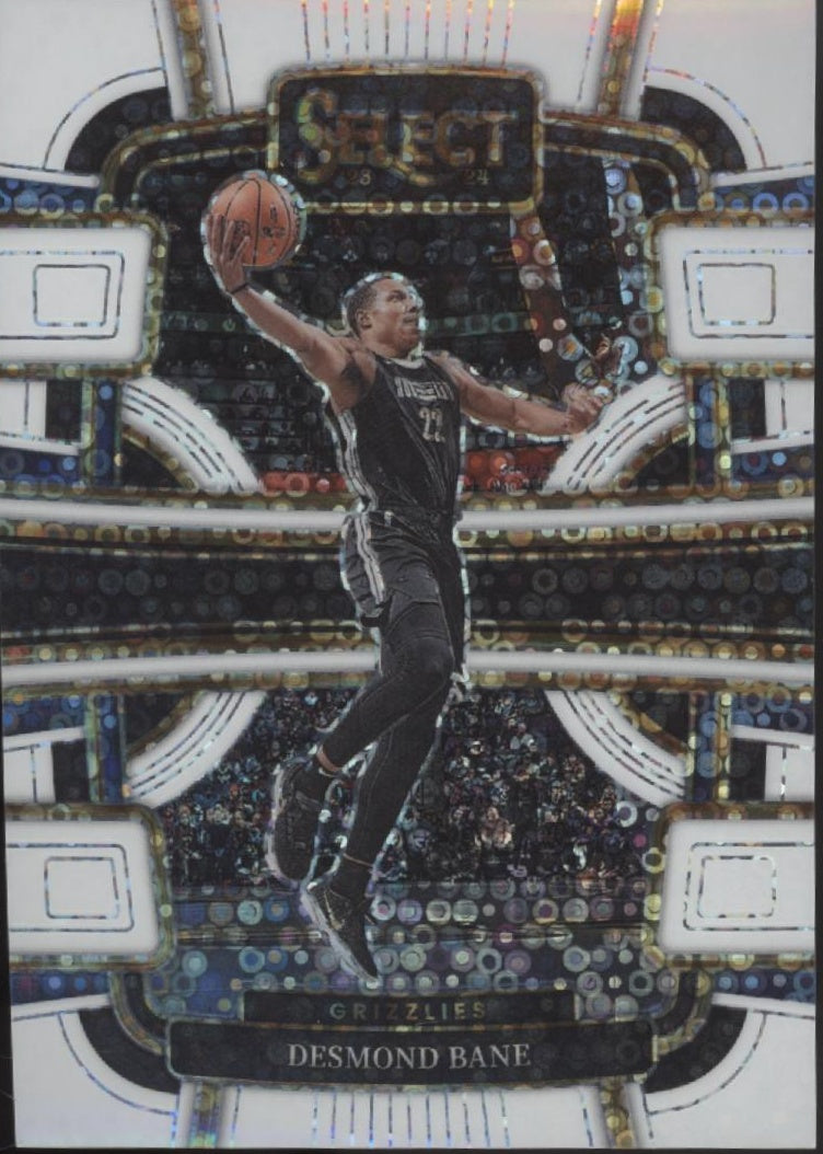 Desmond Bane 2023-24 Panini Select White Disco Prizm 43/75 #39