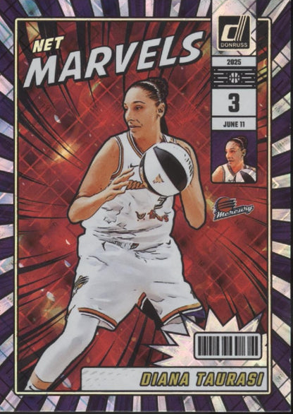 Diana Taurasi 2025 Panini WNBA Donruss Net Marvels Holo #14