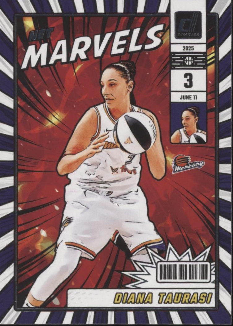 Diana Taurasi 2025 Panini WNBA Donruss Net Marvels #14