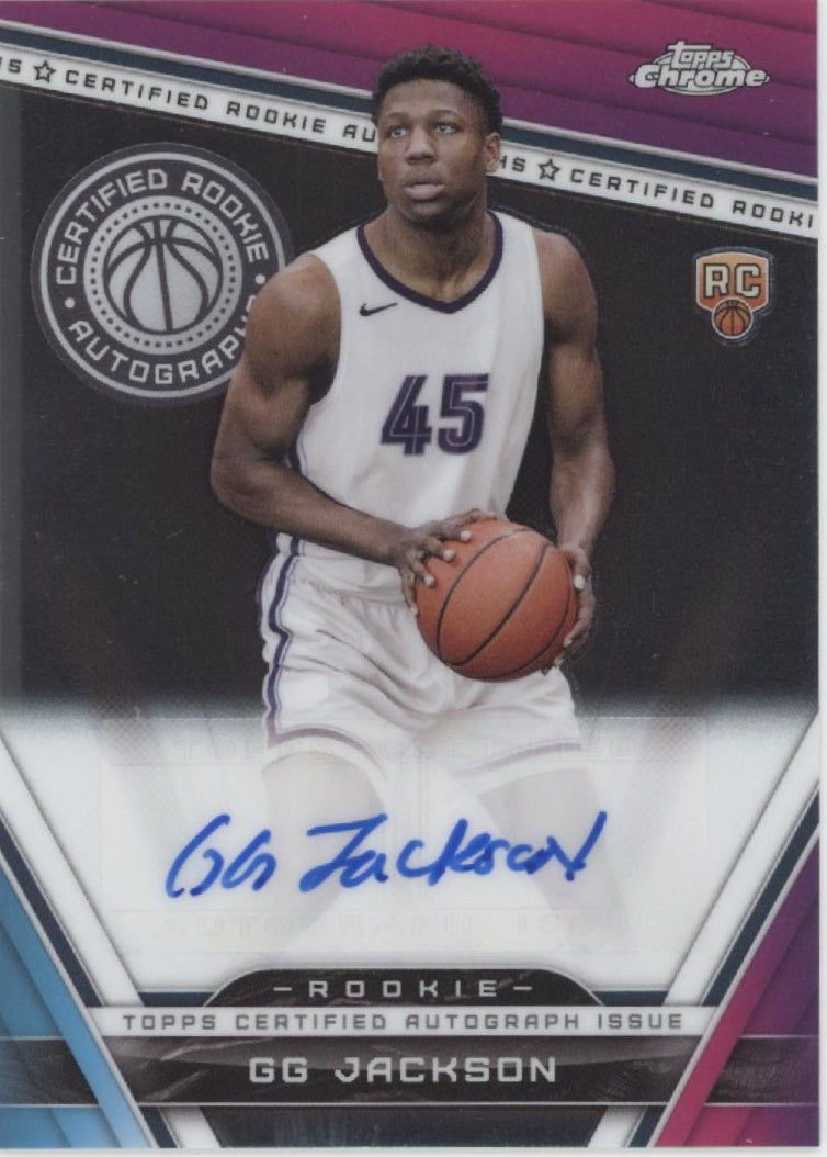 GG Jackson 2023-24 Topps Chrome Certified Rookie RC Auto #CRA-GGJ
