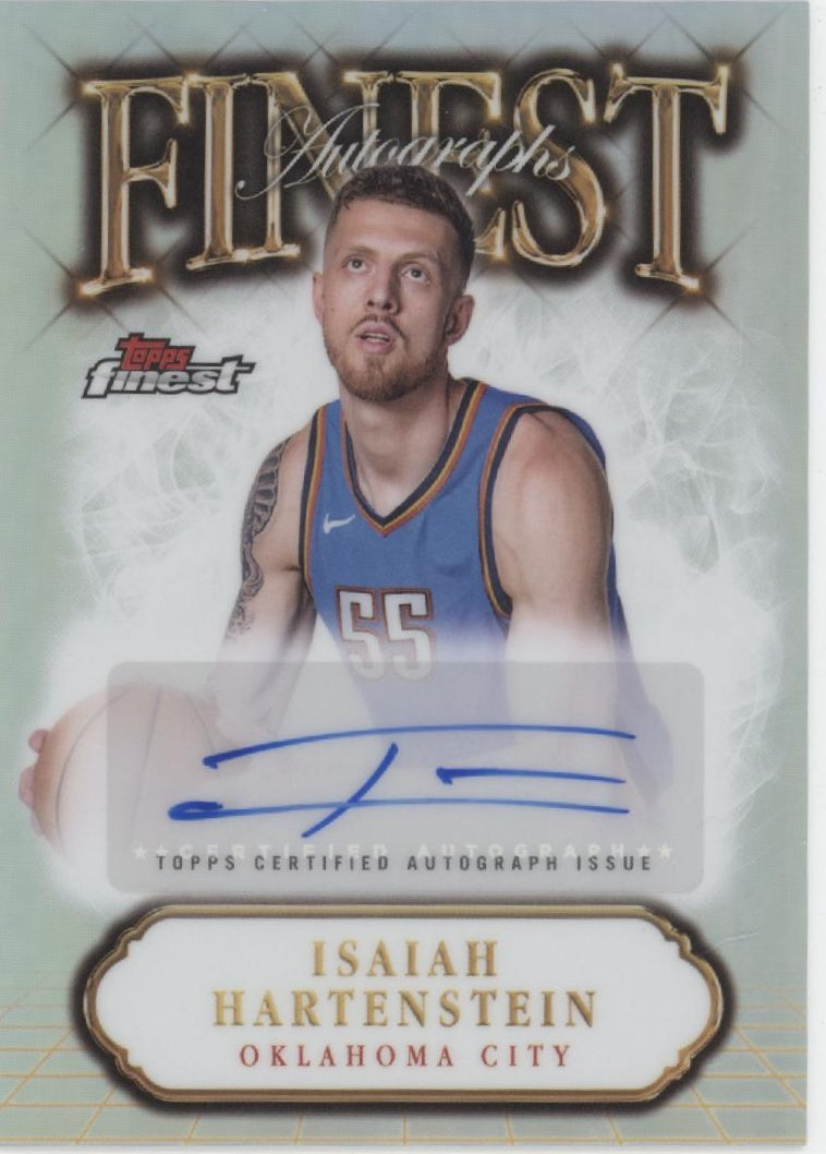 Isaiah Hartenstein 2024-25 Topps Finest Refractor Auto #FA-IH