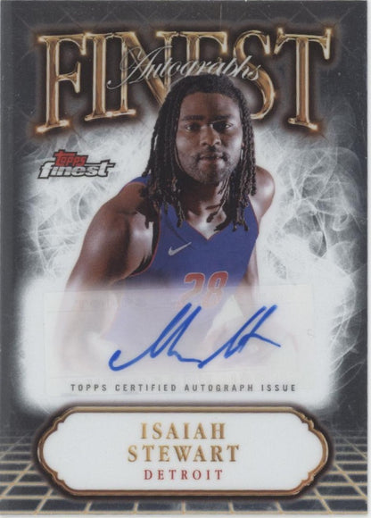 Isaiah Stewart 2024-25 Topps Finest Auto #FA-IS