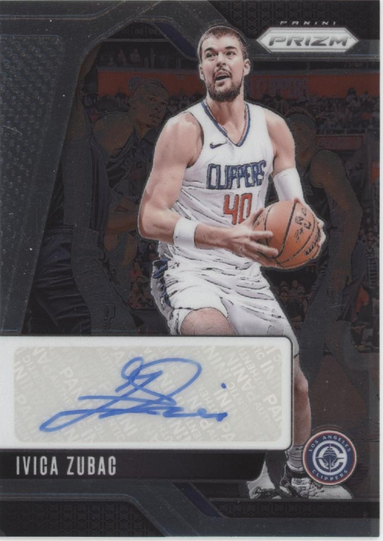 Ivica Zubac 2024-25 Panini Prizm Auto #SIG-IZC