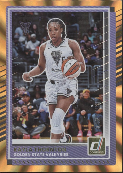 Kayla Thornton 2025 Panini WNBA Donruss Orange Laser 012/199 #40