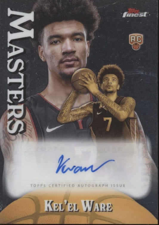 Kel'el Ware 2024-25 Topps Finest Masters RC Auto #MA-KW