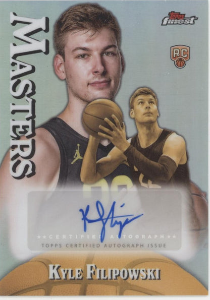 Kyle Filipowski 2024-25 Topps Finest Masters Refractor RC Auto #MA-KF