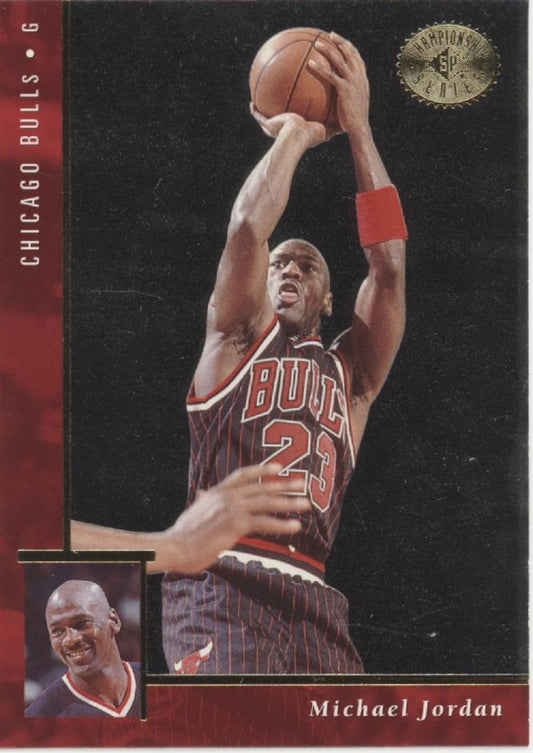 Michael Jordan 1995-96 Upper Deck SP Championship Series #17
