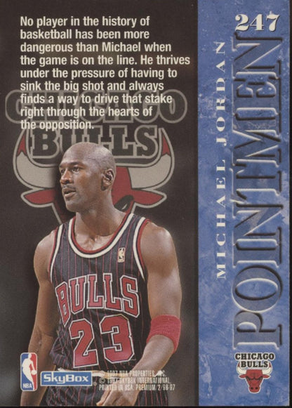 Michael Jordan 1996-97 Skybox Premium Pointmen #247