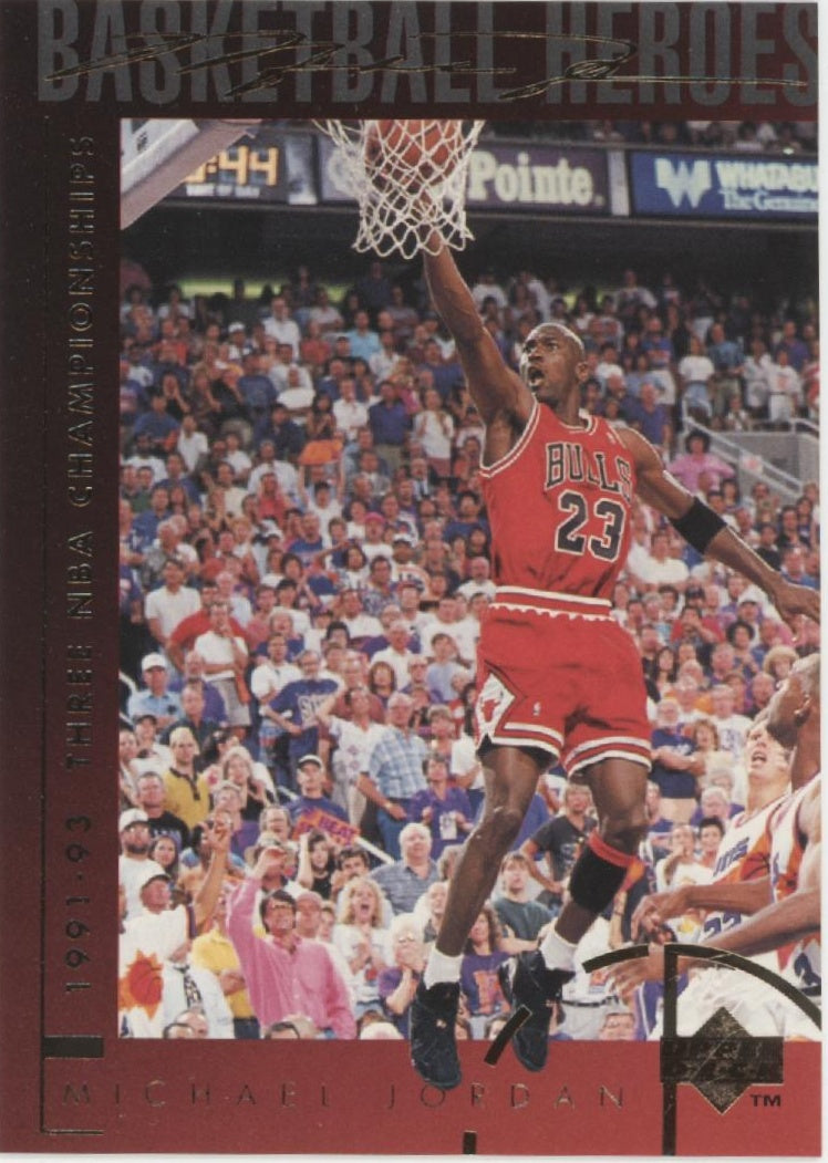 Michael Jordan 1994-95 Upper Deck Basketball Heroes #43
