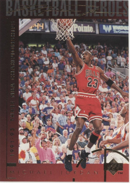 Michael Jordan 1994-95 Upper Deck Basketball Heroes #43