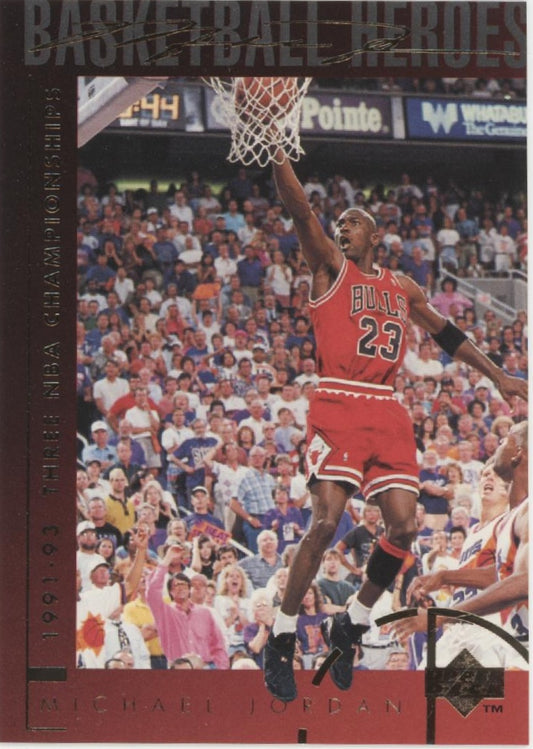 Michael Jordan 1994-95 Upper Deck Basketball Heroes #43