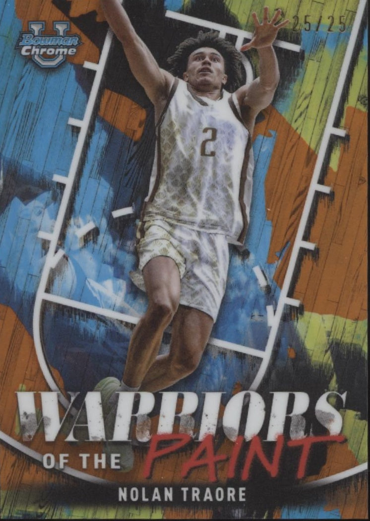 Nolan Traore 2025 Bowman Chrome University Warriors of the Paint 25/25 #WP-22