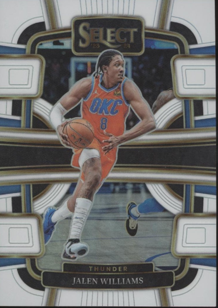 Jalen Williams 2023-24 Panini Select White Prizm 020/149 #9