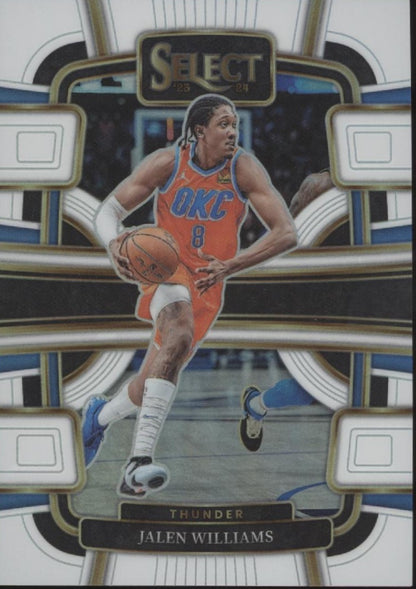 Jalen Williams 2023-24 Panini Select White Prizm 020/149 #9