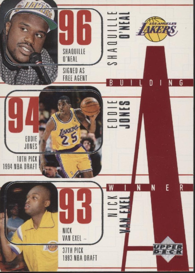 O'Neal / Jones / Van Exel 1996-97 Upper Deck Building Winner #148 #1