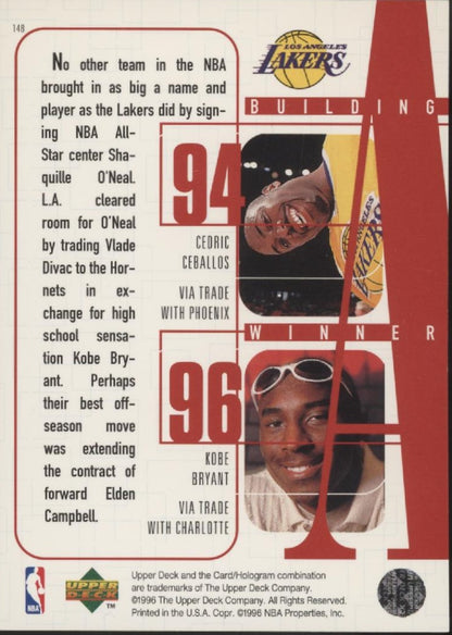 O'Neal / Jones / Van Exel 1996-97 Upper Deck Building Winner #148 #2