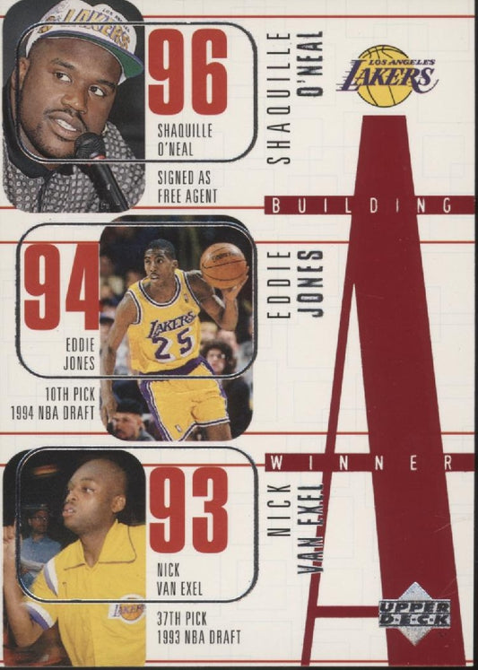 O'Neal / Jones / Van Exel 1996-97 Upper Deck Building Winner #148 #2