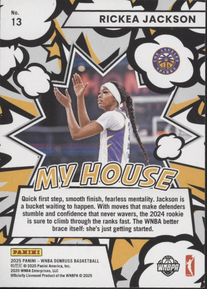 Rickea Jackson 2025 Panini WNBA Donruss My House #13