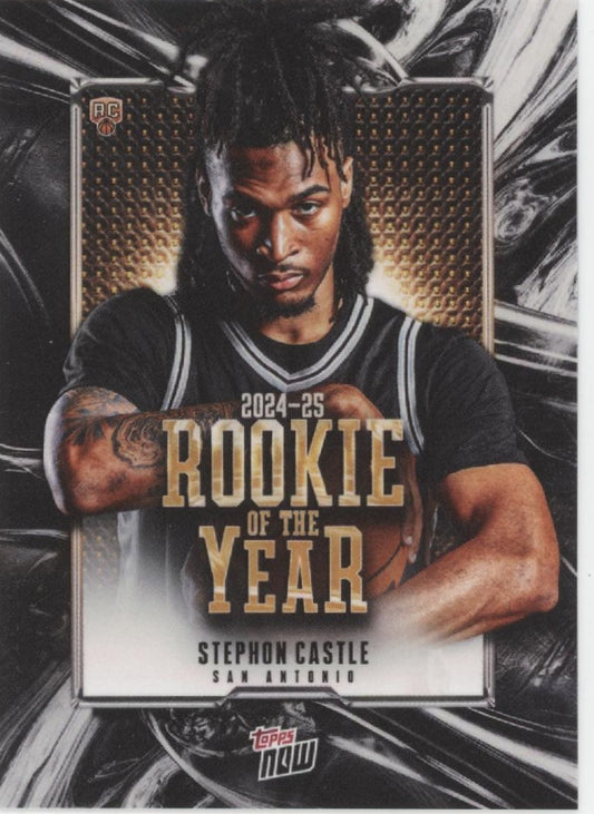 Stephon Castle 2024-25 Topps Now Rookie of the Year RC #14 #1