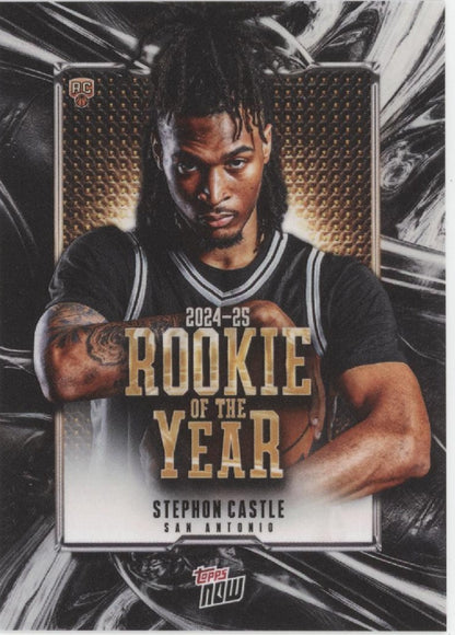 Stephon Castle 2024-25 Topps Now Rookie of the Year RC #14 #2