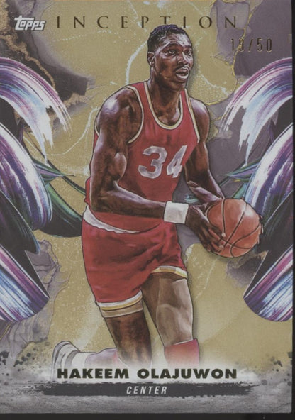 Hakeem Olajuwon 2025 Topps Inception 19/50 #100