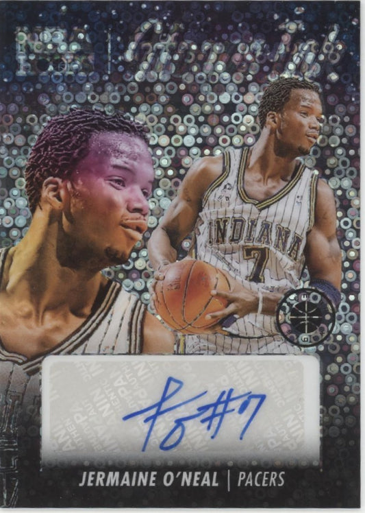 Jermaine O'Neal 2023-24 Panini Premium Stock NBA Hoops Ink Fast Break Prizm Auto