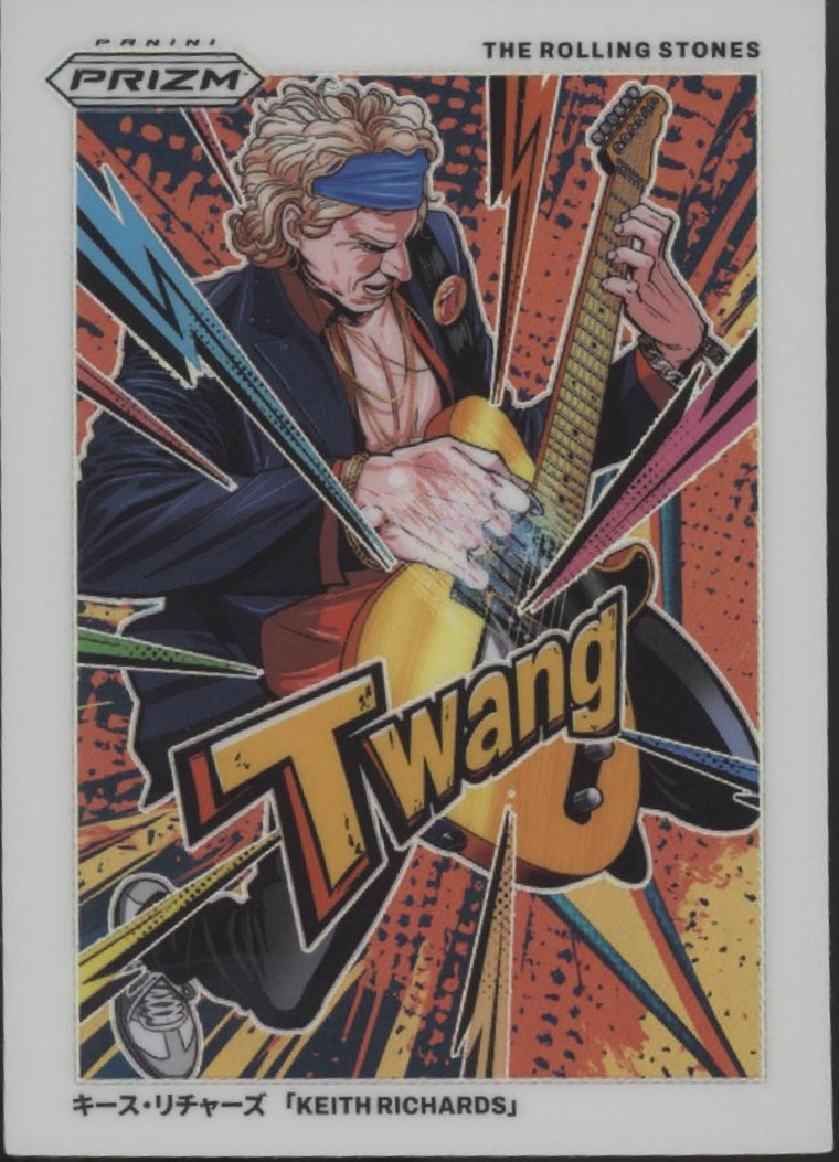 Keith Richards 2025 Panini Prizm The Rolling Stones Twang Prizm #2