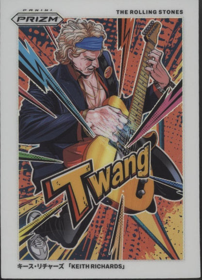 Keith Richards 2025 Panini Prizm The Rolling Stones Twang Prizm #2