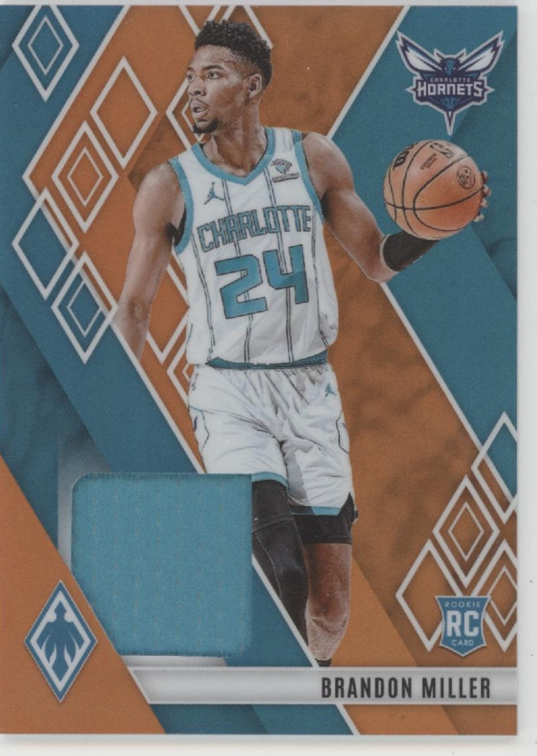 Brandon Miller 2023-24 Panini Phoenix Swatch RC 11/75