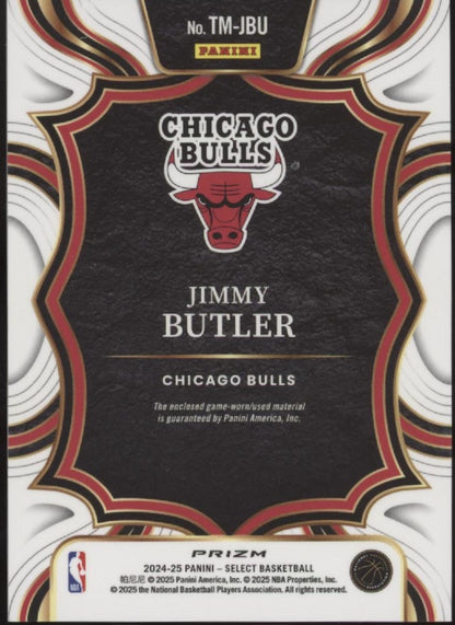Jimmy Butler 2024-25 Panini Select Prizm Swatch #TM-JBU