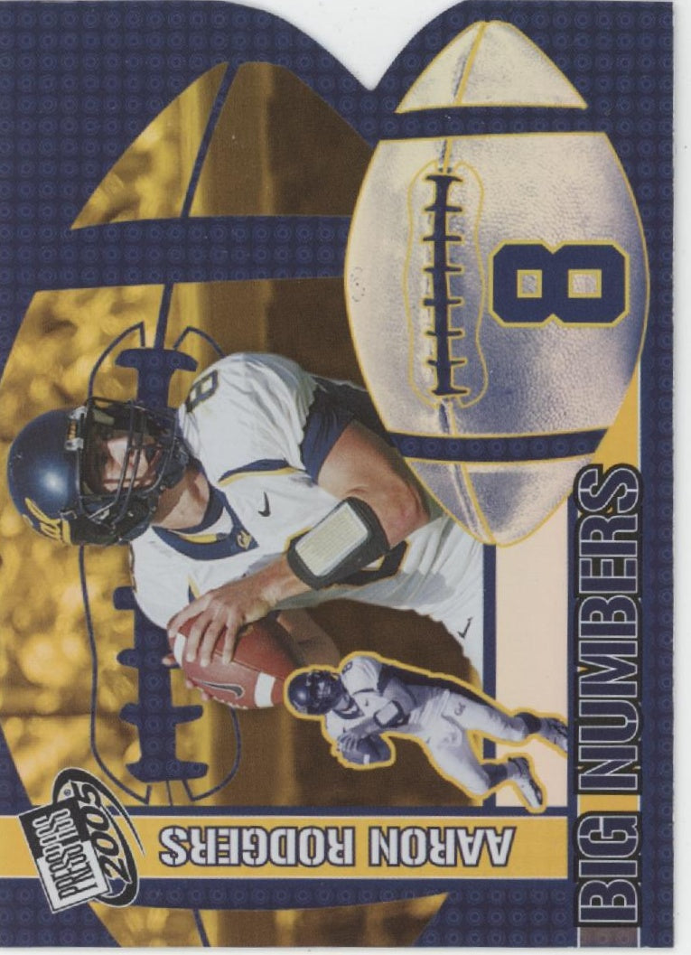 Aaron Rodgers 2005 Press Pass Big Numbers Die-Cut #BN17、Collector Store LLC、kayou