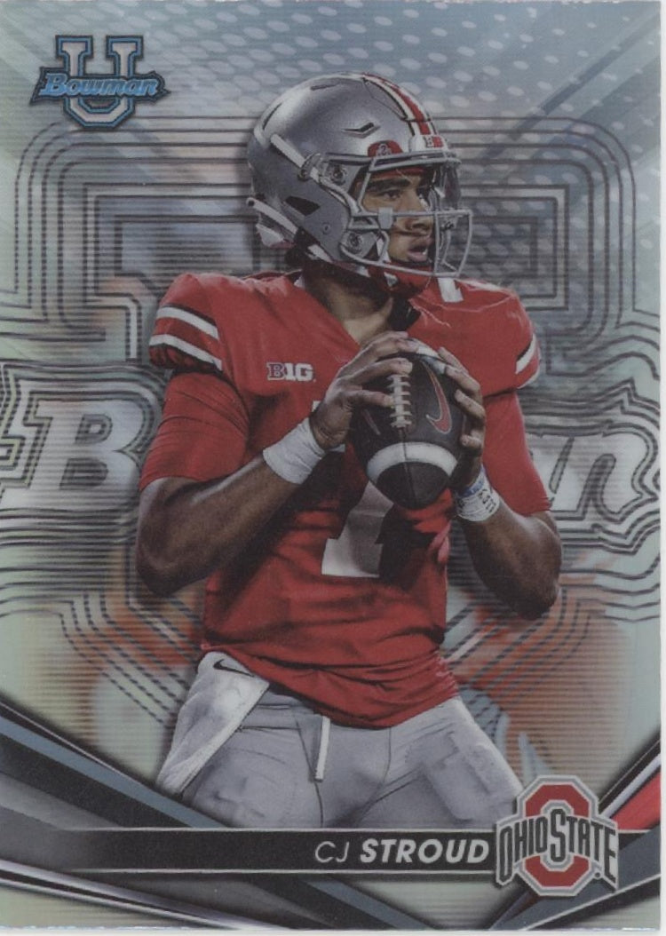 CJ Stroud 2022 Bowman University Refractor #75