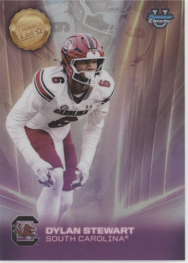 Dylan Stewart 2025 Bowman Chrome University Dean's List #DL-11