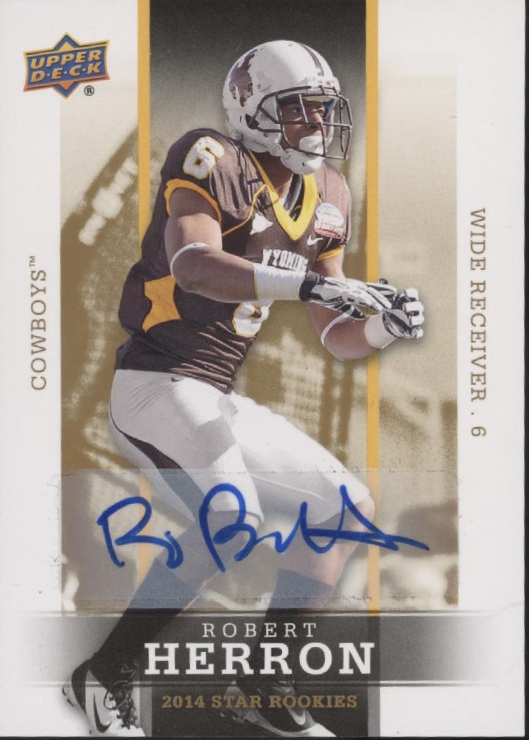Robert Herron 2014 Upper Deck Star Rookies RC Auto #29